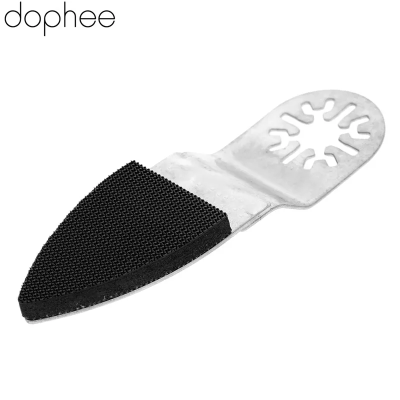 dophee Oscillating Multi Tool Quick Release Stainless Steel Oscillating Finger Sanding Pad Polishing Grinding for Dremel Tools