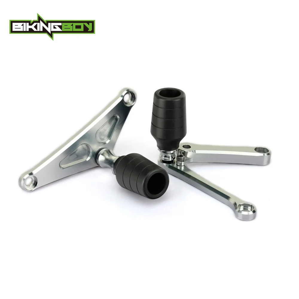 BIKINGBOY For Triumph Daytona 675 2013 2014 2015 2016 2017 2018 13 14 15 16 17 18 CNC Frame Sliders Crash Protector Pads