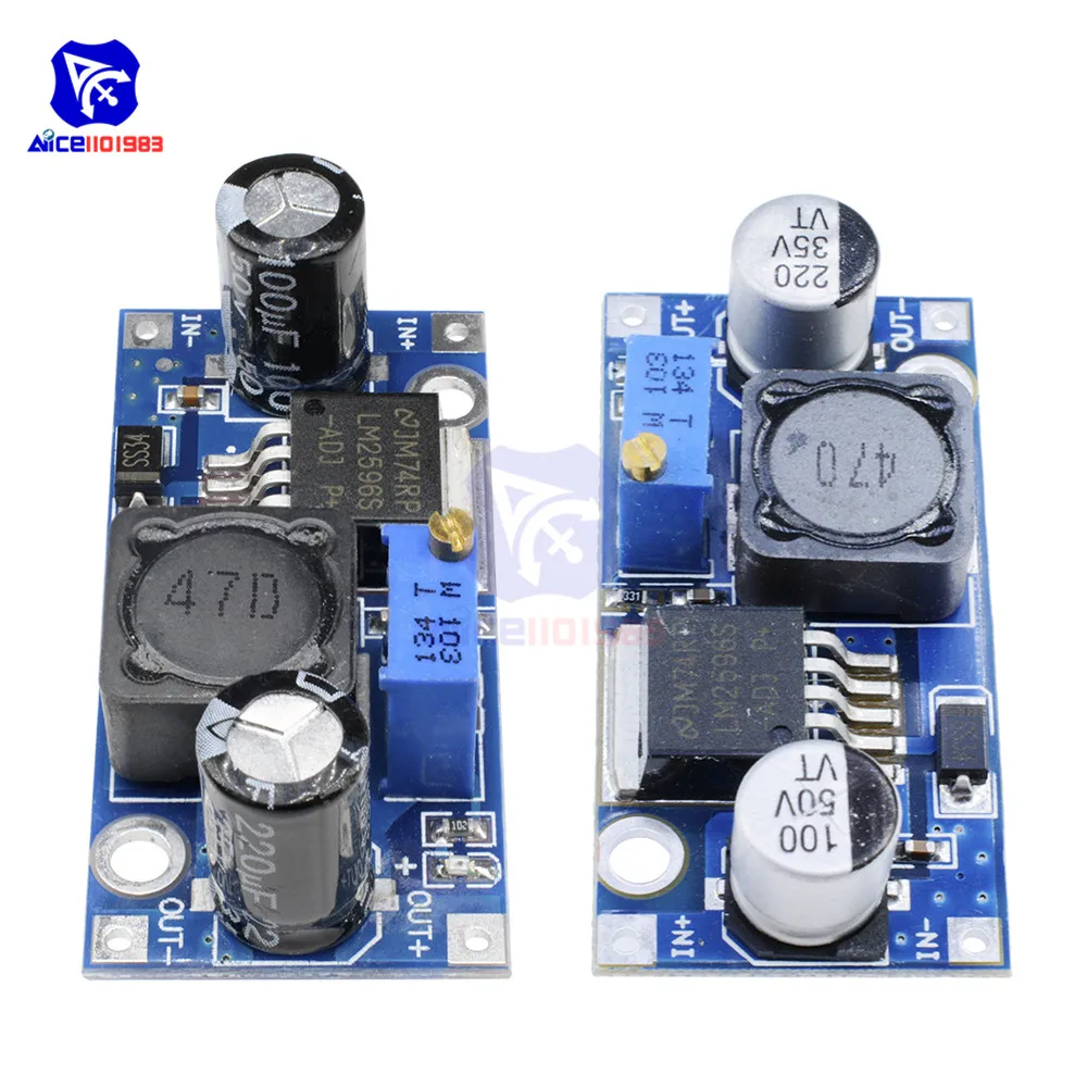 LM2596 DIP/SMD DC-DC-Abwärtswandler Step-Down-Stromversorgungsmodul Ausgang DC 4 -35V zu DC 1.23 -30V 3A Spannungsregler – Detail 5