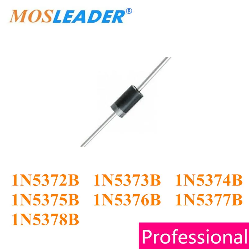 

Mosleader 1000 шт. DO15 1N5372B 1N5373B 1N5374B 1N5375B 1N5376B 1N5377B 1N5378B DO201AE 1N5372 1N5373 1N5374 1N5375 1N5376 1N5377