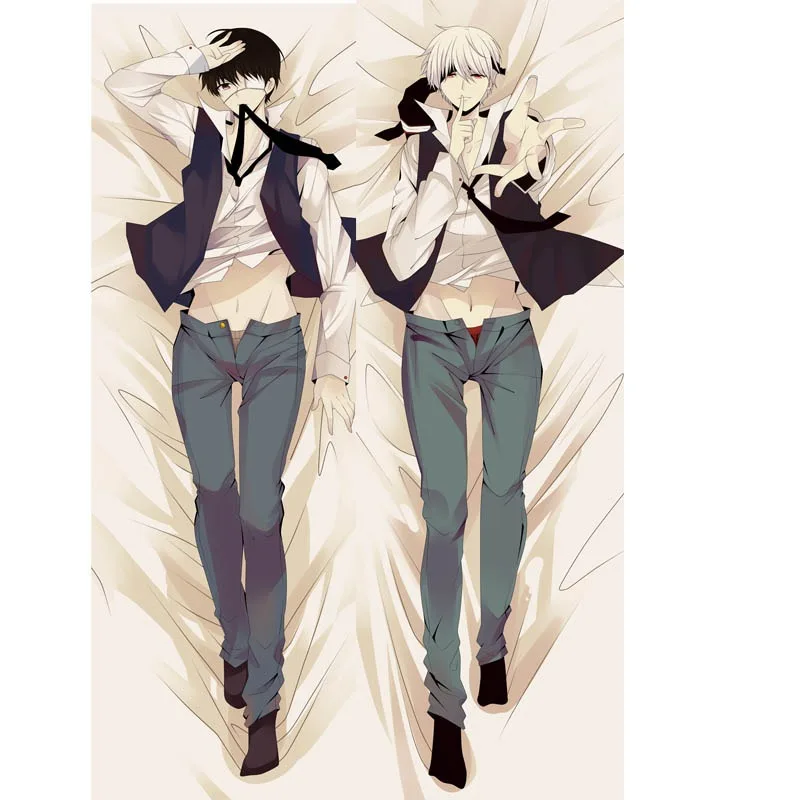 Hot Japanese Anime  Ken Kaneki Dakimakure Cover Pillow Cover Case Male Hugging Body Cute Merch Bedding M18 D