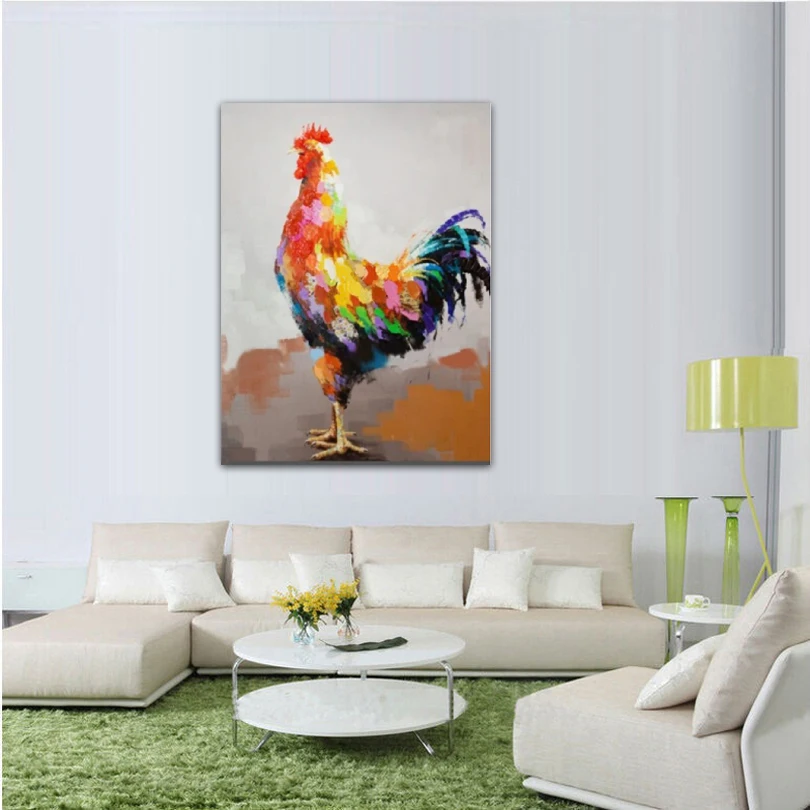 DONGMEI OILPAINTING hand painted oil painting Home decoration high quality Animai painting Provide customized service  18102188