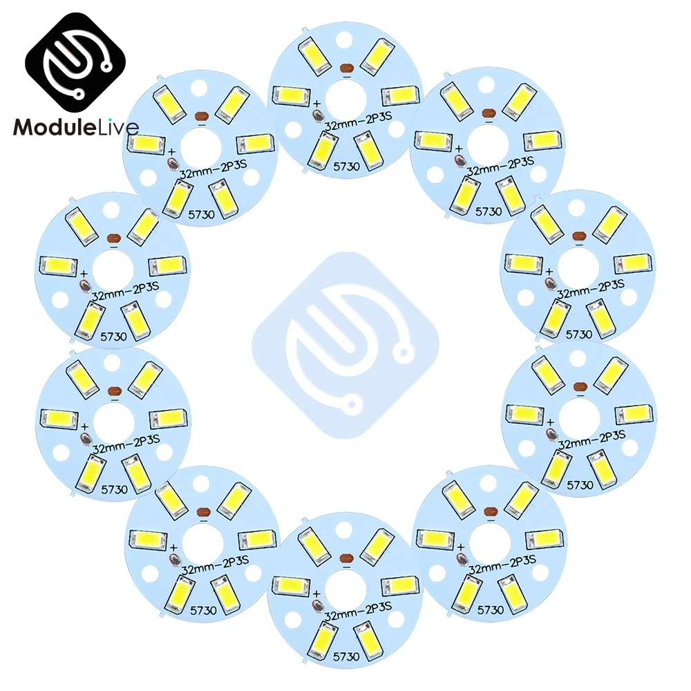 

10PCS 3W 5730 White LED Emitting Diode SMD Highlight Lamp Panel LED Board