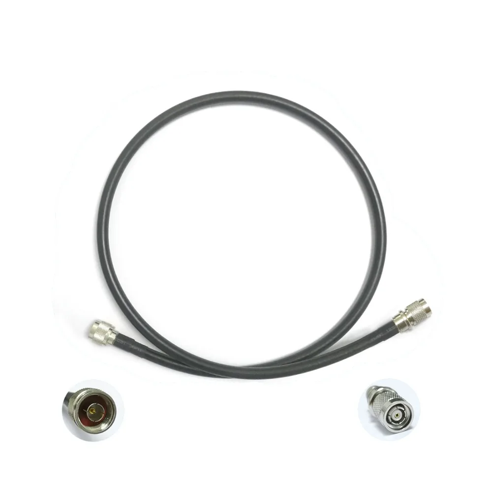 

1PC N male to RP-TNC male plug RF coax cable adapter RG8 100cm low loss high quality for wifi antenna rustproof