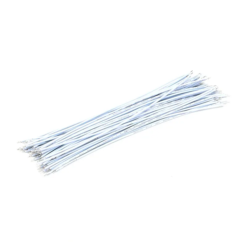 100pcs/Lot Tin-Plated Breadboard Jumper Cable Wire 150mm 24AWG For Arduino 6 Colors Flexible Two Ends PVC Wire Electronic