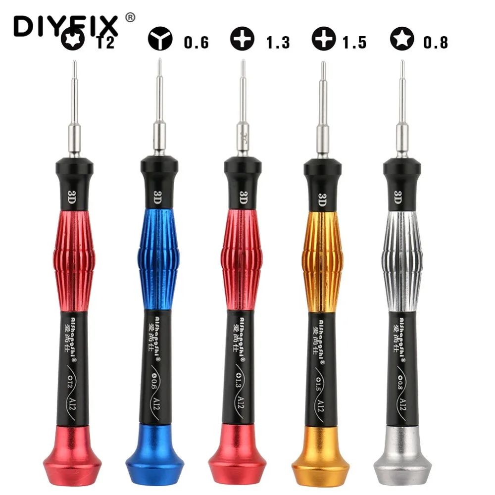 

3D Magnetic Screwdriver 0.8 Pentalobe Y0.6 1.5 1.3 Phillips T2 Torx for iPhone XR XS Mobile Phone Opening Disassemble Hand Tools