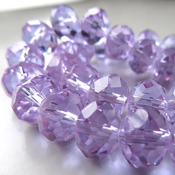 

Free Shipping! Wholesale AAA Top Quality Crystal 5040 Rondelle Beads 8mm - Amythest Purple colour 360pcs