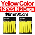 8mm Amarillo 12 piezas
