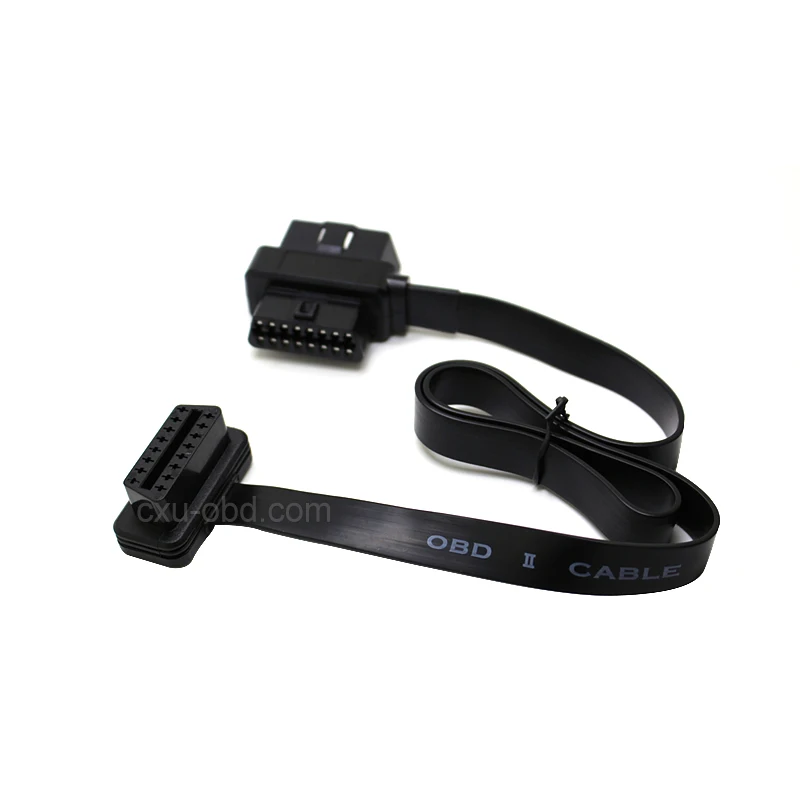 

OBD2 Pass-through J1962m/f to J1962f flat cable 30CM/60CM