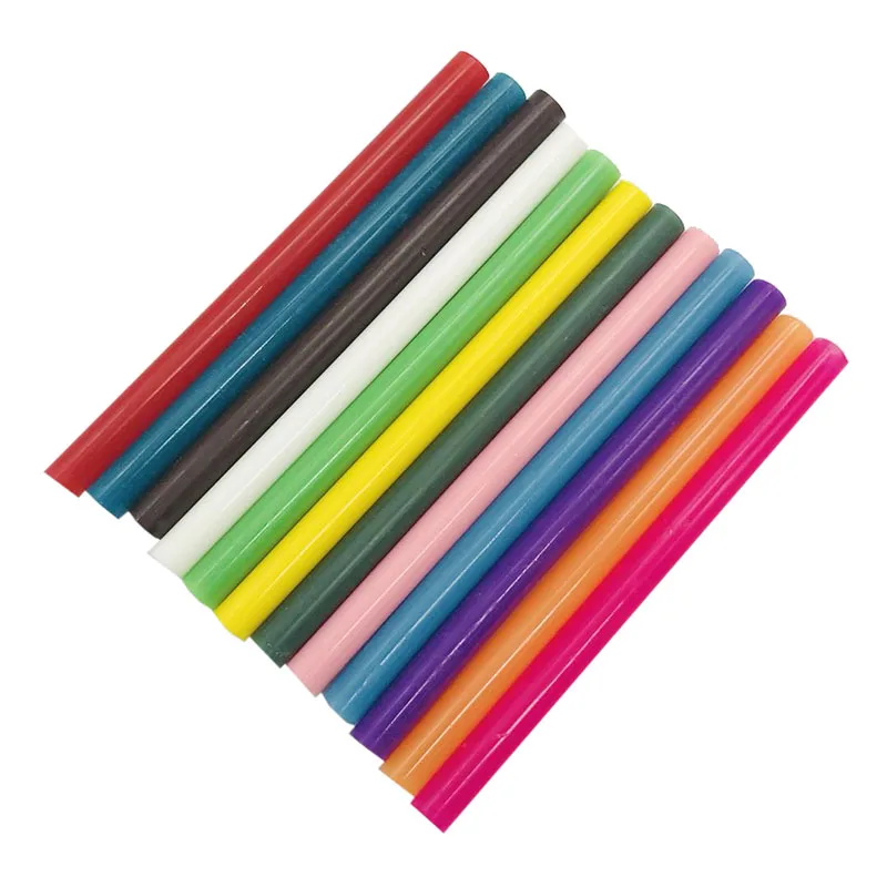 10pc Color Glue Sticks For Small Electric Glue Gun Craft Album Repair DIY Mix Color Vintage Sealing Wax Colored Glue Stick