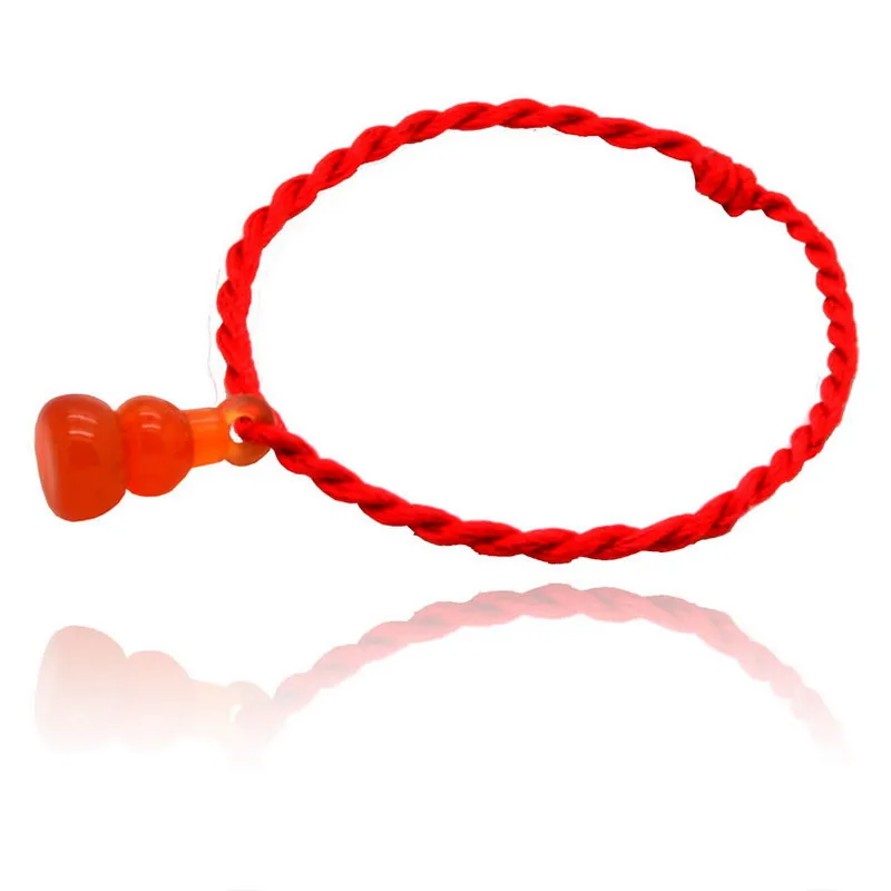 2 Pcs/lot Adjustable Handmade Red Rope Lucky Bracelets For Woman Men Charm Leather Bracelet Bangles Fashion Casual Jewelry