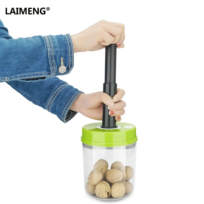 LAIMENG High Quality Plastic Vacuum Sealer Canister Large Capacity 2200ml Vacuum Container For Marinating S170