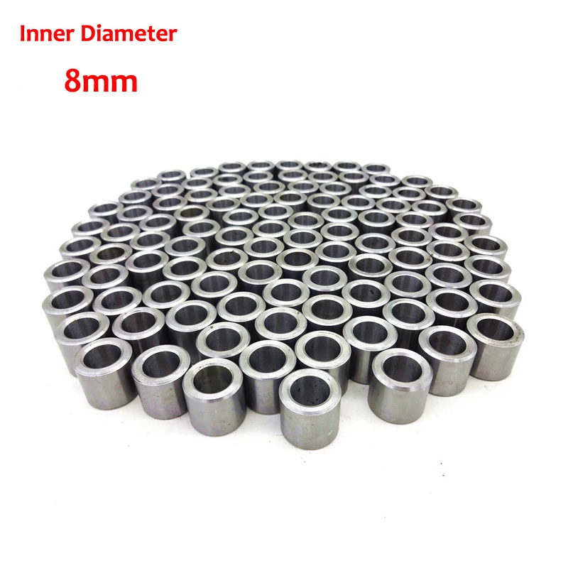 

10Pcs ID 8MM Steel Drill Sleeve Brushing metal Bushing axle sleeve Bearing Jig Bushes (Inner Dia. X Outer Dia. X Height)