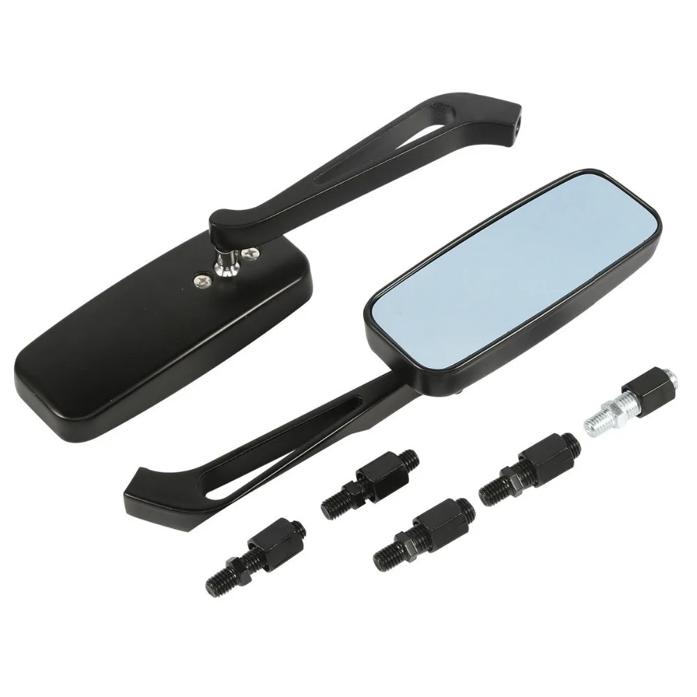 กระจกมองข้างรถจักรยานยนต์ขนาด8มม. 10มม. สำหรับ Harley Honda Yamaha Kawasaki Sport Chopper Cruiser