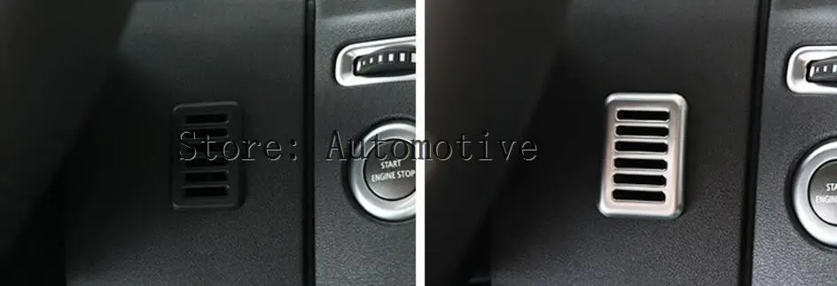 Chrome Interior Accessory Microphone Frame Cover Trim Stickers For Land Rover Discovery 4 LR4 2010-2016 Car Styling