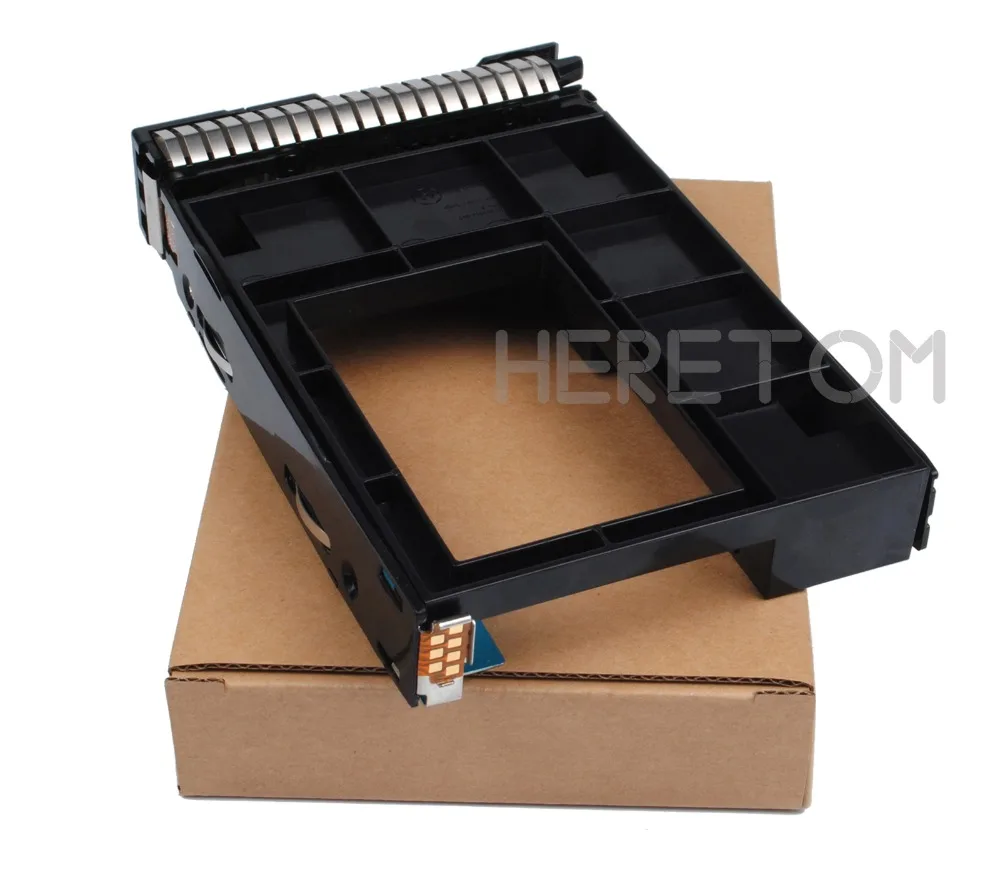 

Heretom 2.5" SSD TO 3.5" Converter Adapter 3.5" SAS/SATA Hard Drive Tray Caddy Bracket For HP GEN8/G9 651314-001+661914-001