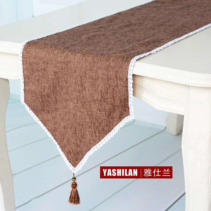 European-style luxury fashion simple cotton trade of modern garden style Coffee table cloth table runner table mats