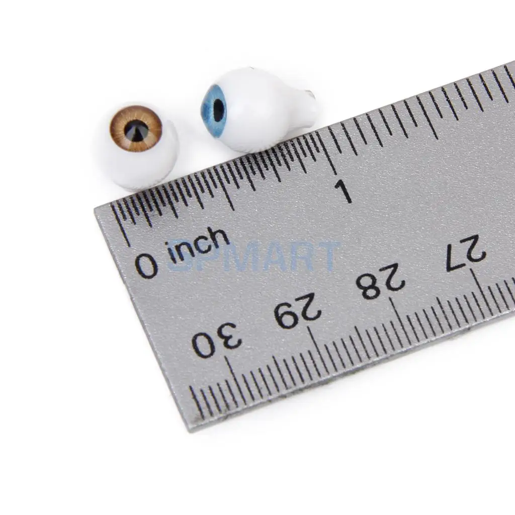 New Arrivals 2015 4 Pairs Round Acrylic Doll Eyes Eyeballs Accessories 10mm