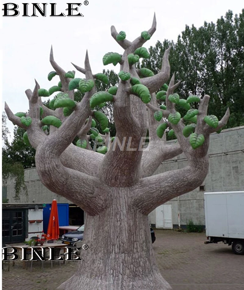 2018 New design printed giant inflatable tree model advertising inflatable plant shape for decoration