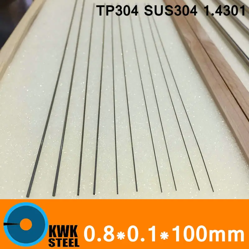 

0.8*0.1*100mm OD*WT*L Stainless Steel Tube Round Capillary Pipe of TP304 SUS304 DIN 1.4301 Small Diameter Customized Legnth