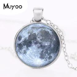 2017 Fashion Round Full Moon Logo Pendant Necklace Art Vintage Chain Choker Statement Necklace Jewelry Gift For Men HZ1