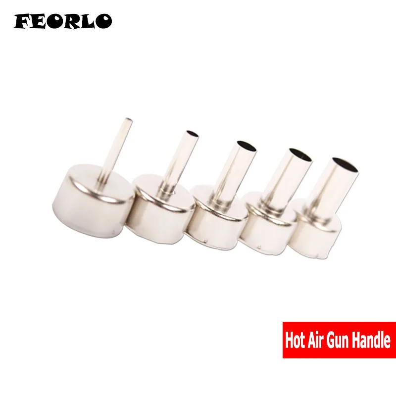 FEORLO Heat Gun Handle Desoldering Gun Rework Soldering Station Hot Air Gun For YOUYUE/UYUE 858D+ 8586 with nozzle