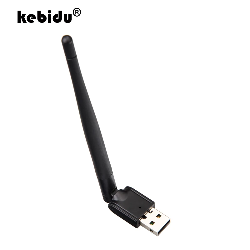 kebidu 150Mbps MT7601 Wireless Network Card Mini USB 2.0 WiFi Adapter Antenna PC LAN Wi-Fi Receiver Dongle 802.11 b/g/n Newest