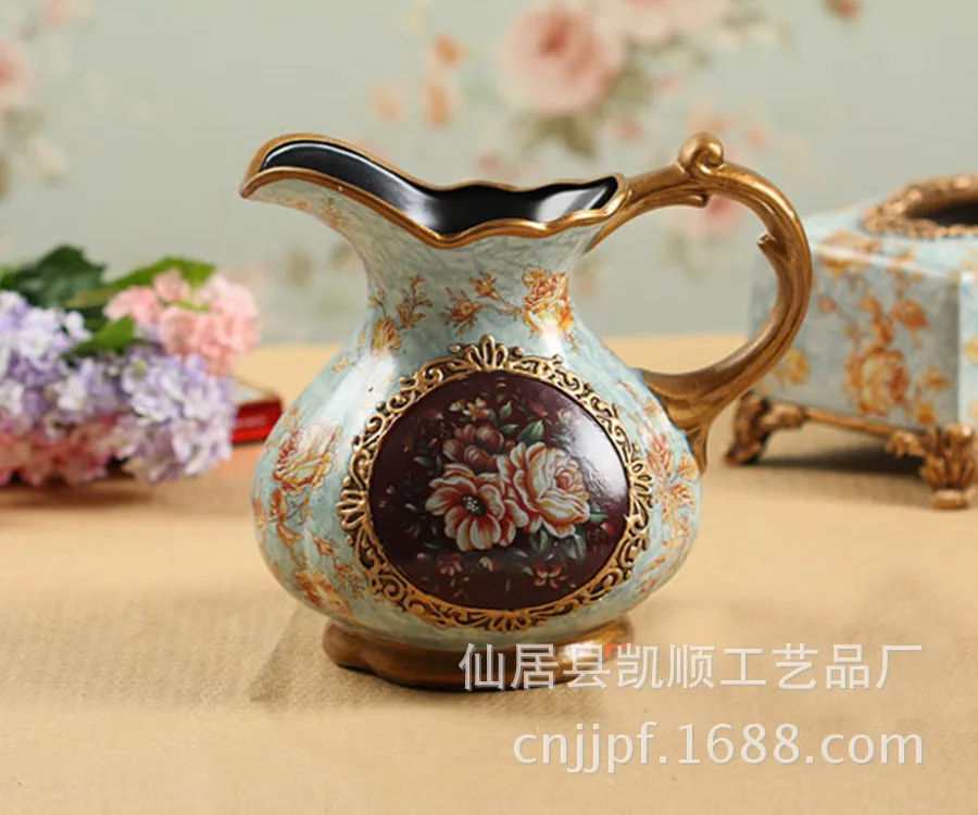 Sophisticated technology manufacturers, wholesale European retro hand-painted ceramic flowers V0015-0099G