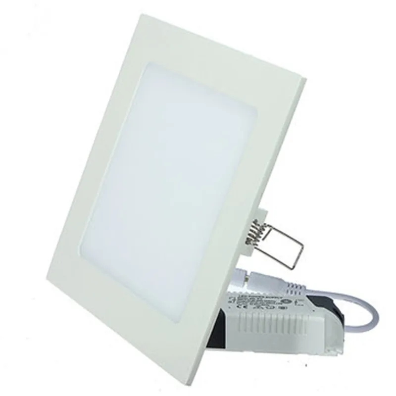 LED Downlight Recessed Kitchen Bathroom Lamp 85-265V 25W Round/Square LED Ceiling Panel light Warm/Natural/Cool White Free ship