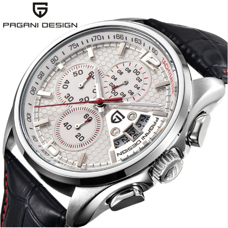 

PAGANI DESIGN Luxury Brand Men's Sport Chronograph Quartz Multifunctional Diving Watch Casual Watches Multifunction Waterproof