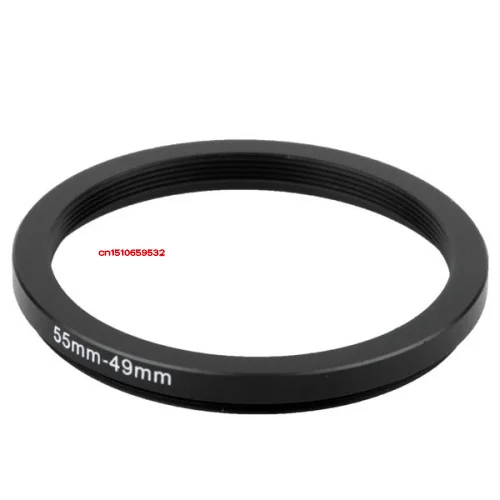 Bague de filtre abaisseur 55 -49MM, 55 -49MM, 55 à 49MM, pour adaptateurs, objectif, pare-soleil, capuchon d'objectif, vente en gros