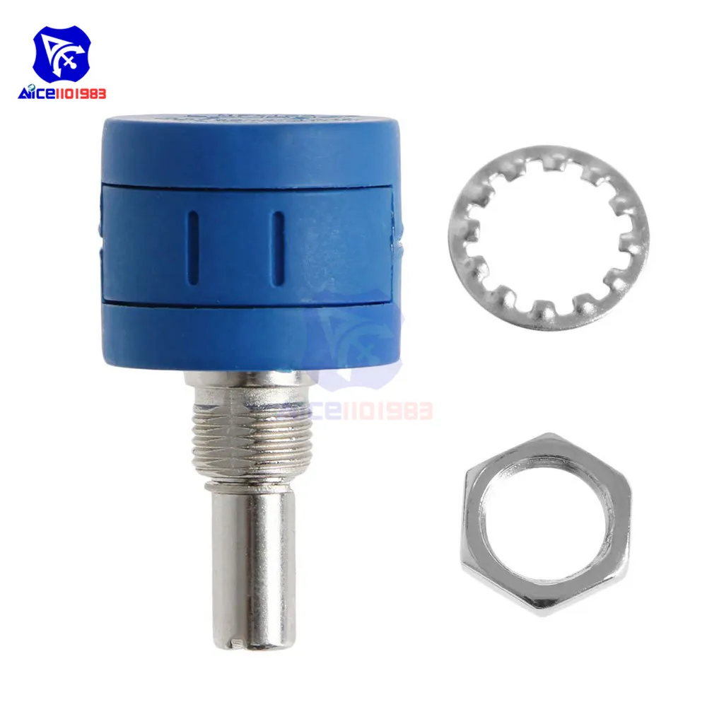 Drahtgewickeltes Potentiometer 3590S 500R 1K 2K 5K 10K 20K 50K 100K Ohm 10-Umdrehungen Lineares Drehpotentiometer – Detail 5