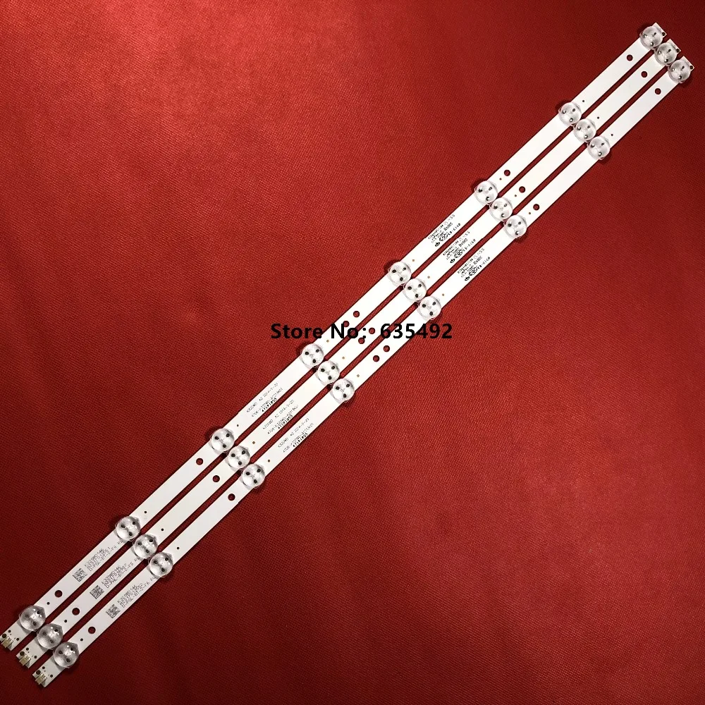 شريط الإضاءة الخلفية LED ل 4708-K320WD-A2213K01 A4213K01 AOC LE32M3570 32LE3181 32LE5161D 32LE5181D 32LE7181D DEXP H32B7200T ، جديد