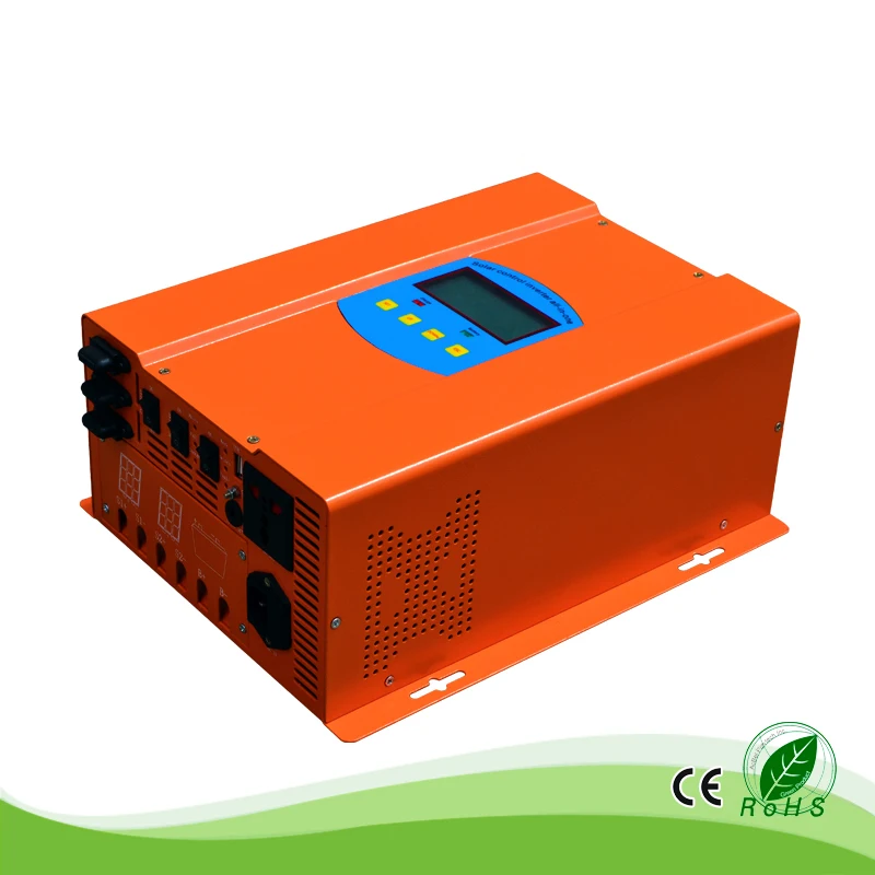 300W 12/24/48Vdc 100/110/120/200/220/240Vac System Home Use Residential Solar Charger Controller+Inverter Cabinet