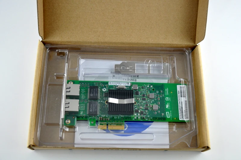 82576EB Chipset Dual Port PCIe X4 Gigabit Server Adapter E1G42ET 1Gbps