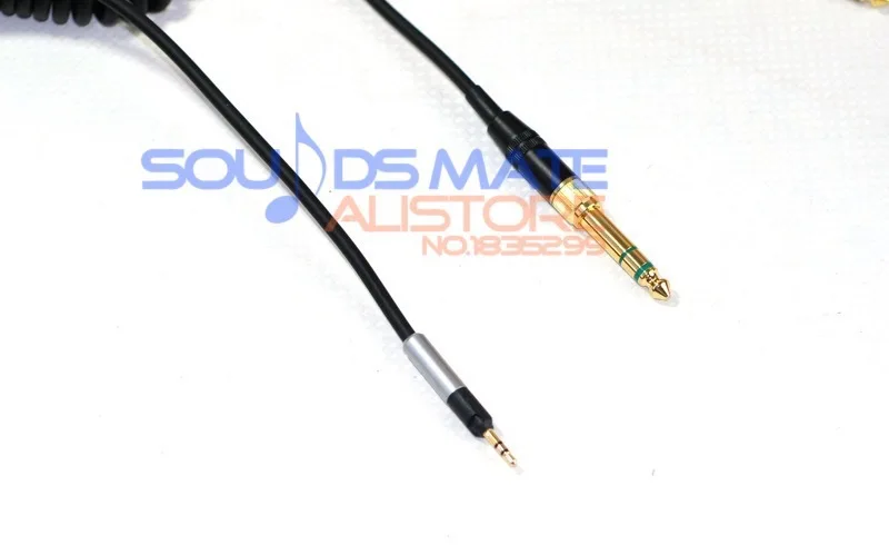 Generik Penggantian Melingkar Headphone DJ Diperpanjang Kabel Kawat untuk Sennheiser HD598 HD595 HD518 HD558 Headphone 1-3M