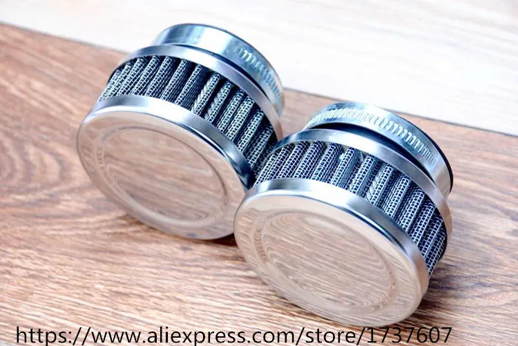 1pcs Stainless Ring Motorcycle Air Filter 46MM 48MM 50MM 52MM 54MM 60MM Cleaner For SR400  CB550 CB750 Kawasaki KZ650