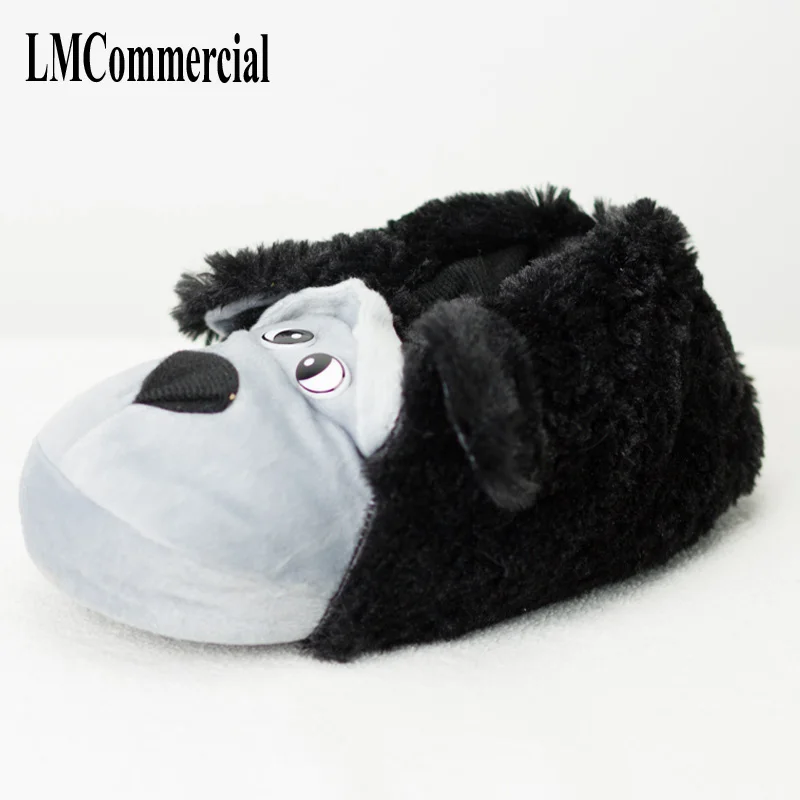 Indoor Slippers Special offer custom a warm winter home orangutans slippers thick hard bottom shoes on floor lovers shoes