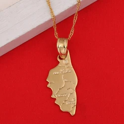 Haute Corse Map Pendant Necklace For Women Men Corsica Necklace La Corse Country Maps France Map Jewelry