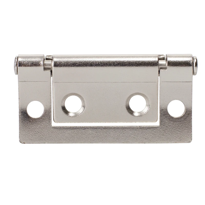 2 Inch Iron Furniture Mortise Hinge for Cabinet Door with Free Screws, 135 Degree Open, Antique Copper, Black, Nickel Color