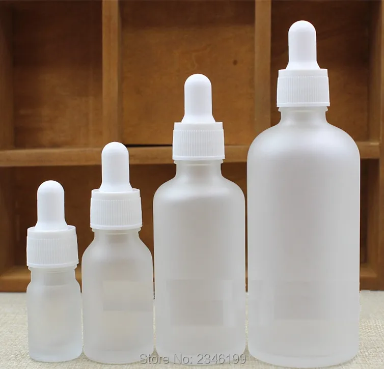 

5ml 10ml 15ml 20ml 30ml 20pcs Frosted Glass Dropper Bottles Vials Essential Oil Cosmetic Glass Bottles Reagent Pipette Bottle