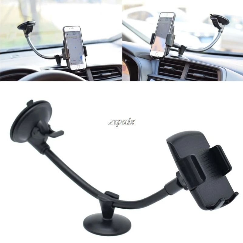 Universal ยาวกระจกโทรศัพท์มือถือยึดรถ Mount Bracket สำหรับโทรศัพท์มือถือของคุณสำหรับ iPhone GPS MP4 Z17