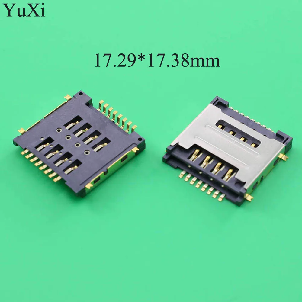 Dual 8P SIM kartenleser buchse stecker ersatz für Huawei Y320 G7300 T00 Y325 y518 g600 g7300 FÜR LENOVO s660 A690e S686