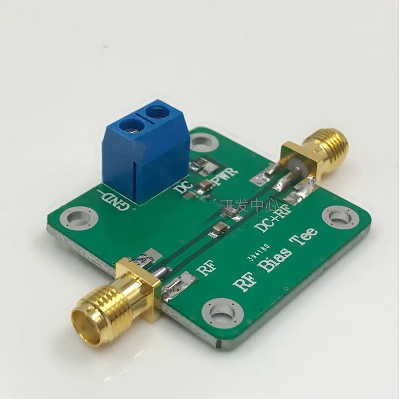 Bias Tee Broadband 10-6000MHz RF microwave DC bias DC blocker for HAM radio RTL SDR LNA Low Noise Ham Radio Amplifier