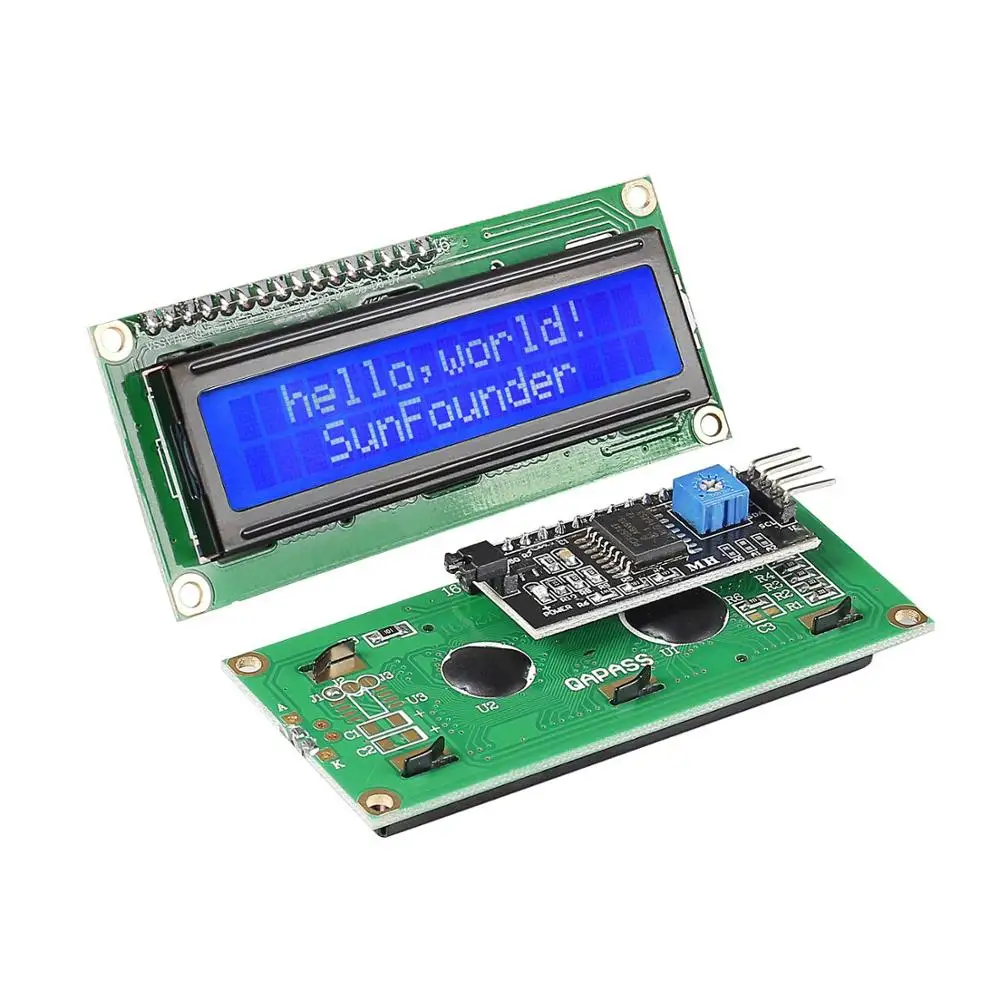 SunFounder IIC I2C TWI 1602 Serial LCD Module Display Compatible with Arduino R3 Mega 2560 16x2