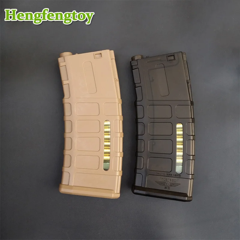 Gel ball guns nerfie  PMAG jinming 168 SCAR M4 HK416 magazine metal paste DIY stickers