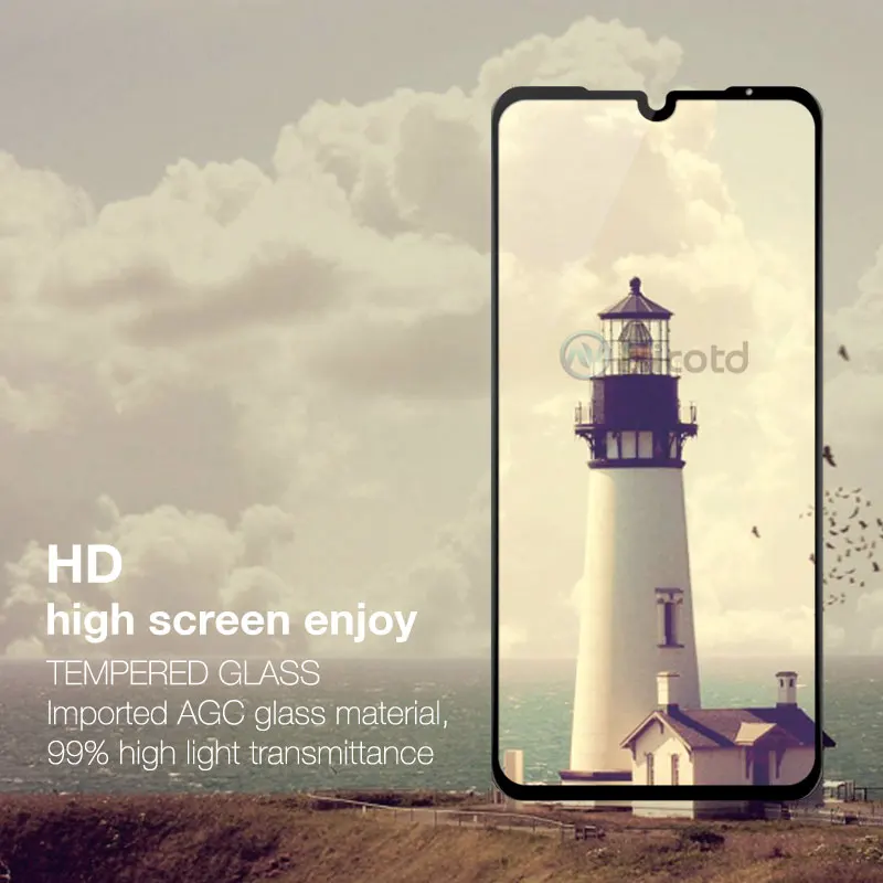 Tempered Glass For Xiaomi Mi 9 Mi8 SE 8lite 9H Screen Protector For Xiomi A3 A2 lite REDMI Note 7 8 Full Glass Film Pocophone F1