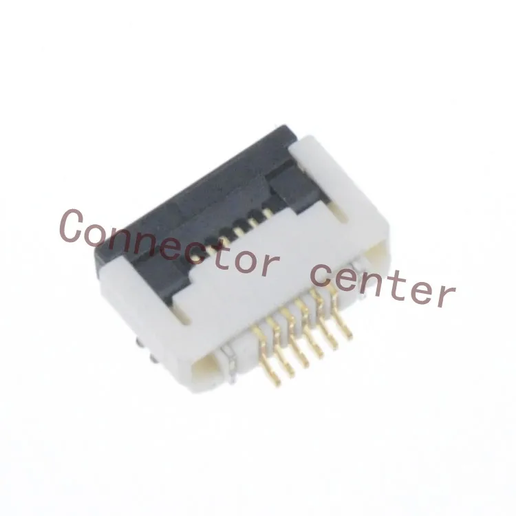 Original FPC/FFC ZIF  Connector P-TWO 0.5mm Pitch 6Pin 2.0mm Height Single Side Front  Flip