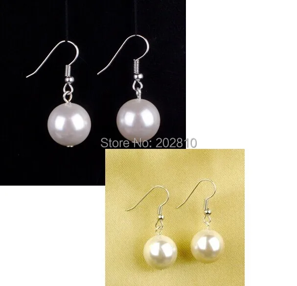 Hot Fashion trendy simple concise pearl earrings  & pendant  silver plated  good quality lowest price jewelry Factory wholesale