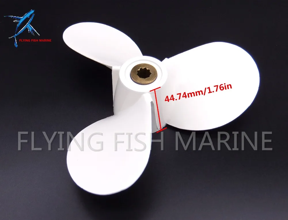 7 1/2X7-BA Aluminium Propeller for Yamaha 4hp 5hp 6hp F6C F5A Outboard Motor 7 1/2 x 7 -BA